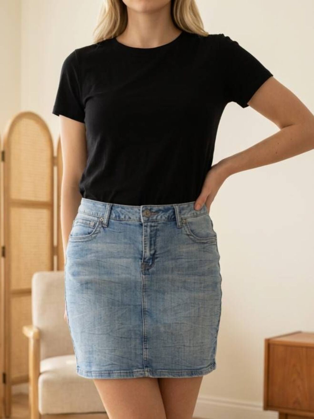 💇‍♀️Zana Di Blue Denim Skirt Size 18